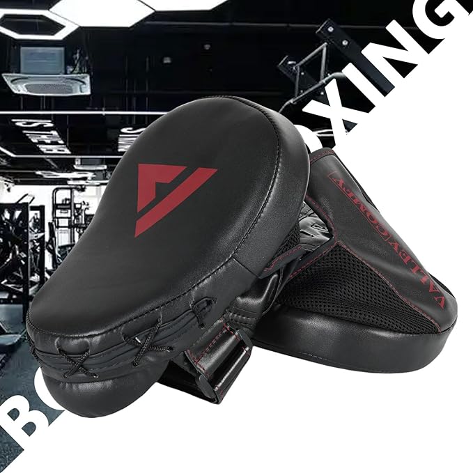 Valleycomfy Boxing Punching Mitts,Boxing Pads Mitts for Men,Ideal for Boxing Training,Kickboxing,Martial Arts-StrideForce Fitness
