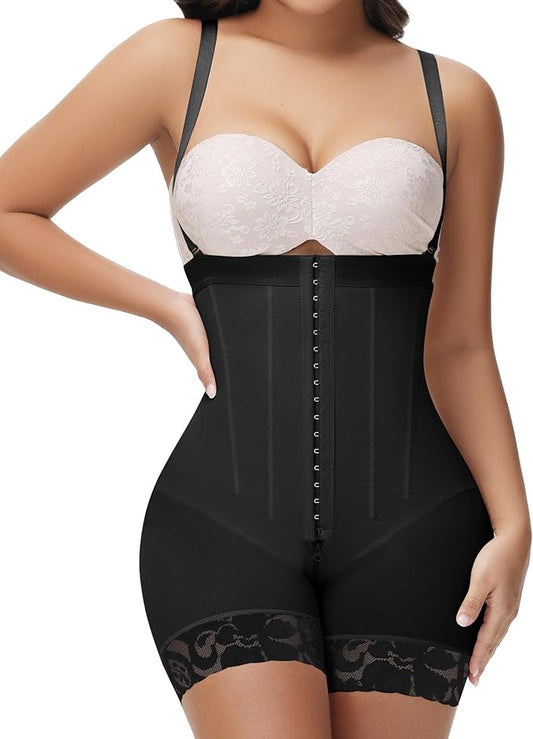 SHAPSHE Faja Colombianas Moldeadoras Body Shaper Strapless Shapewear Stage High Compression Garment Butt Lifter Tummy Control-StrideForce Fitness