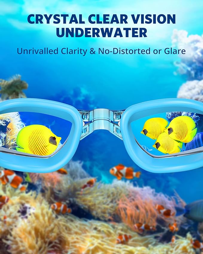 Aegend Swim Goggles, Swimming Goggles No Leaking Full Protection Adult Men Women Youth-StrideForce Fitness