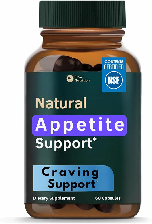 Natural Appetite Support Supplement for Women & Men, Clinically Studied Formula to Help Control Hunger & Cravings Naturally, Support Healthy Hormonal Balance, Holistic Daily Wellness – 60 Capsules-StrideForce Fitness