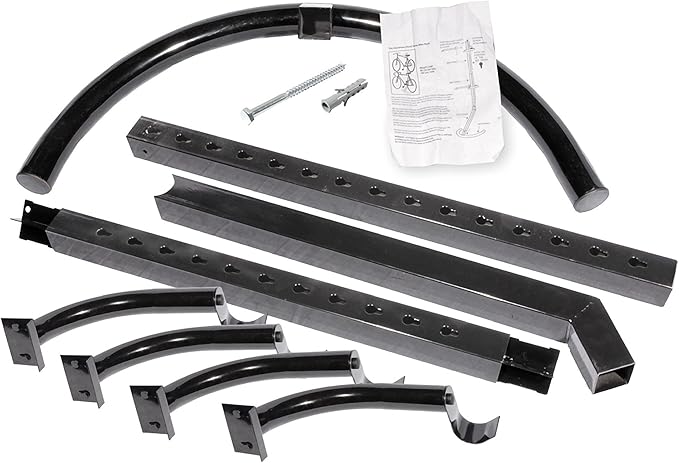 Pro Stand Plus Bike Rack - Heavy-Duty Telescoping Bicycle Stand with Tool Tray, Rotating Clamps, and Adjustable Handlebar Rod by RAD Cycle (Black)-StrideForce Fitness