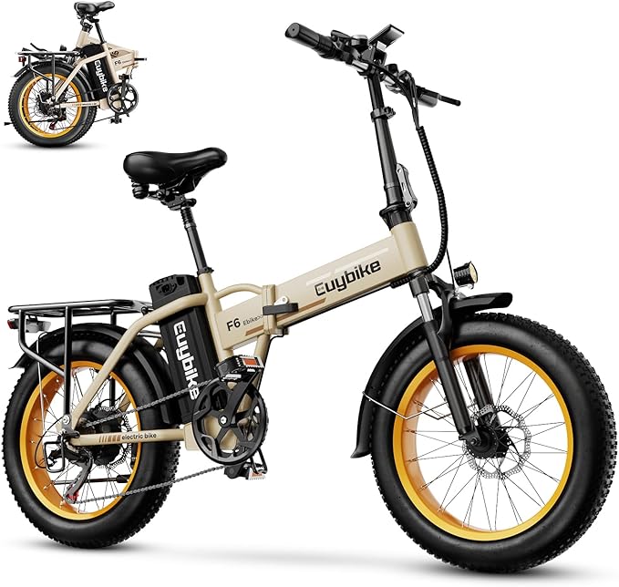 Foldable Electric Bike for Adults, 30+MPH, 48V 20Ah Removable Battery up to 80Miles, 20" Fat Tire Peak 1000W Motor Dirt Ebike Adult Electric Bicycle for City Commute Beach Mountain Adventurous E Bike-StrideForce Fitness