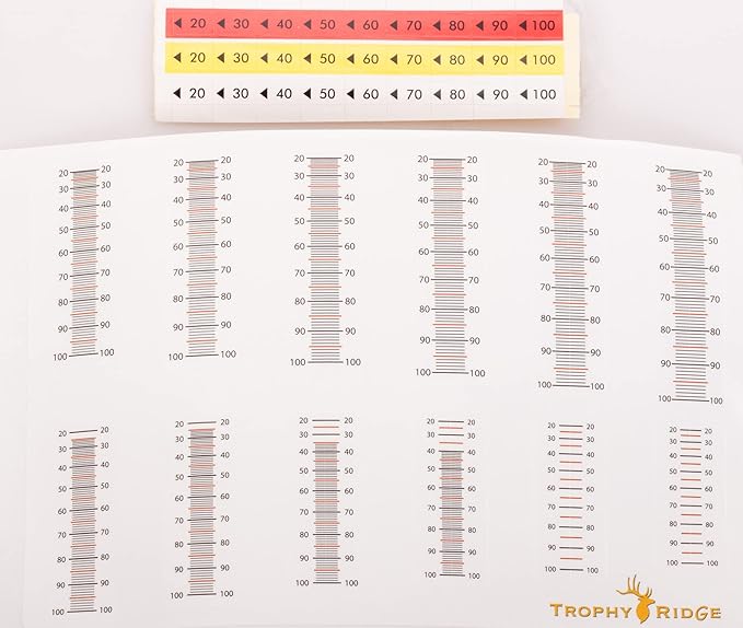 Trophy Ridge React One Pro Bow Sight - Accuracy up to 100 Yards, Tool Less Windage and Elevation Adjustability, 2nd/3rd Axis Leveling, Adjustable Click Light-StrideForce Fitness