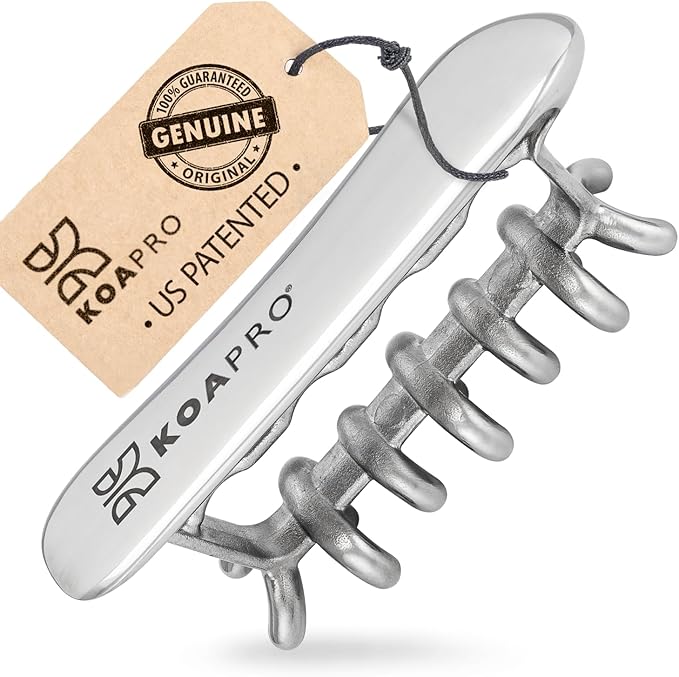 KOAPRO Facial Facia Blaster Tool for Sensitive Fascia Blasting - Face Gua Sha Tool Helps Lymphatic Drainage and Cellulite Reduction, Neck and Face Fascia Roller for Tight Skin, Deep Tissue Massager-StrideForce Fitness