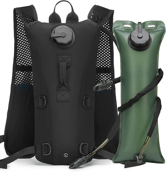 ATBP Running Hydration Vest Pack Tactical 3L Water Bladder Backpack Bag for Cycling Marathon Hiking Daypack Men & Women-StrideForce Fitness