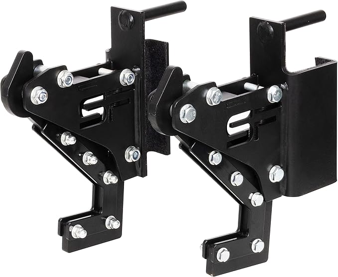 Upgraded Adjustable Jammer Arms, Lever Arms, Monolift Attachments Rated 600 LB Per Arm, Fits Racks at All Post Sizes and Hole Sizes, Pair-StrideForce Fitness