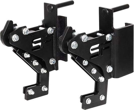 Upgraded Adjustable Jammer Arms, Lever Arms, Monolift Attachments Rated 600 LB Per Arm, Fits Racks at All Post Sizes and Hole Sizes, Pair-StrideForce Fitness