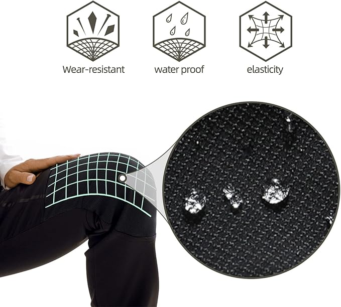 BenBoy Men's Snow Ski Outdoor Waterproof Windproof Fleece Cargo Hiking Pants-StrideForce Fitness