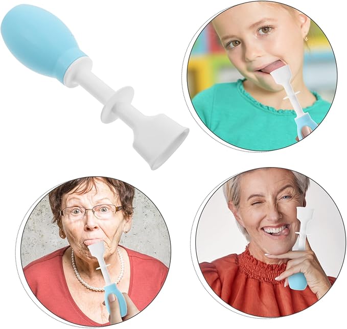 Tongue Muscle Trainer for Speech Therapy – Suction Device Oral Muscle Exerciser for Children and Elderly – Jaw Trainer for Swallowing and Language Development