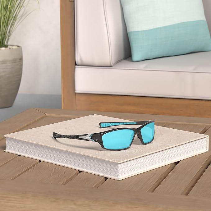 FAGUMA Sports Polarized Sunglasses For Men Cycling Driving Fishing UV400 Protection-StrideForce Fitness