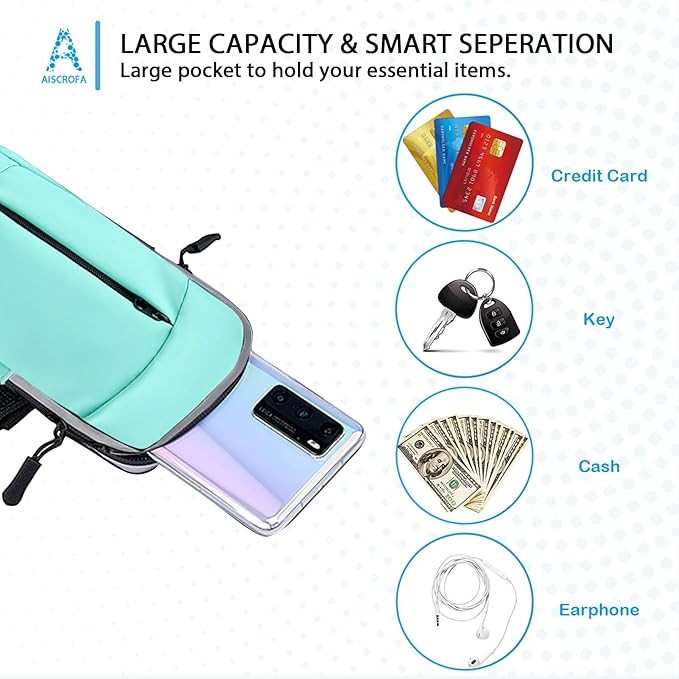 Phone Holder Arm Bands for Running Armband Small Crossbody Bags for Women Kids,iPhone 15 14 13 12 11 Pro Max Xs Xr X 6 7 8 Plus SE Mini Galaxy Ultra Edge S24 S23 Note-StrideForce Fitness