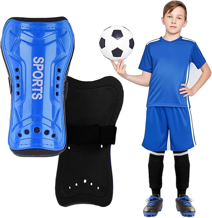 Youth Soccer Shin Guards for Kids Shin Pads Child Calf Protective Gear Protective Soccer Equipment for Boys Girls Children 3-15 Years Old-StrideForce Fitness