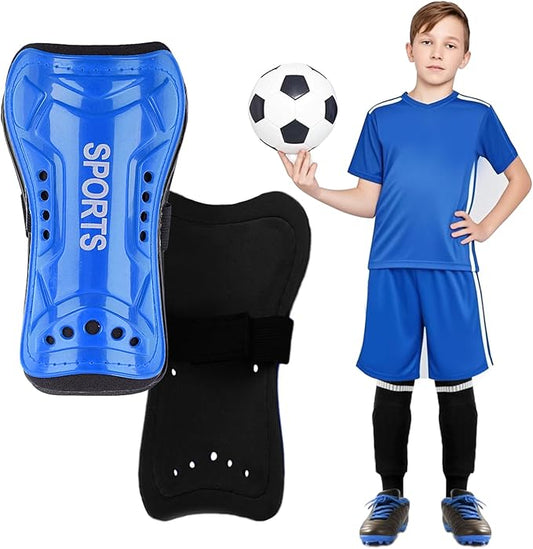 Youth Soccer Shin Guards for Kids Shin Pads Child Calf Protective Gear Protective Soccer Equipment for Boys Girls Children 3-15 Years Old-StrideForce Fitness