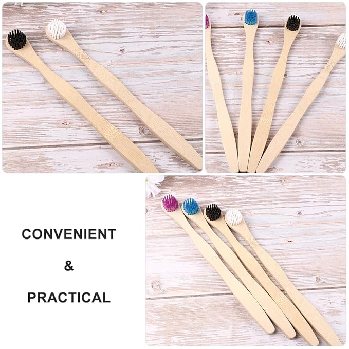 Wood Tongue Scraper Adult Tongue Cleaners Oral Tools Easy to Use Lightweight Portable