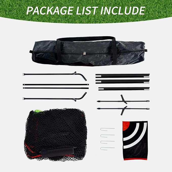 Golf Net for Backyard Drivin Heavy Duty Golf Hitting Practice Net Large Outdoor Indoor for Use10x8FT-StrideForce Fitness