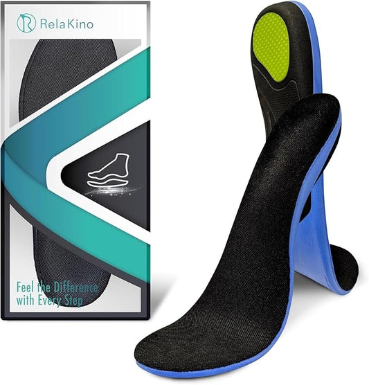 Premium Quality Gel Shoe Insoles from Japan, Shock Absorption, High Arch Support, Walking, Golf Insoles Men, Shoe Inserts Women, Shoe Insoles Women, Shoe Inserts Men, Unisex Sole Inserts, XL-StrideForce Fitness
