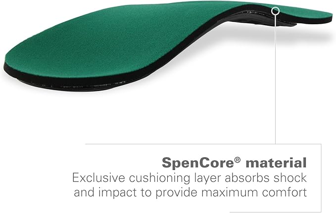 Spenco Rx Orthotic Arch Support 3/4 Length Shoe Insoles Women's 7-8.5/Men's 6-7.5-StrideForce Fitness