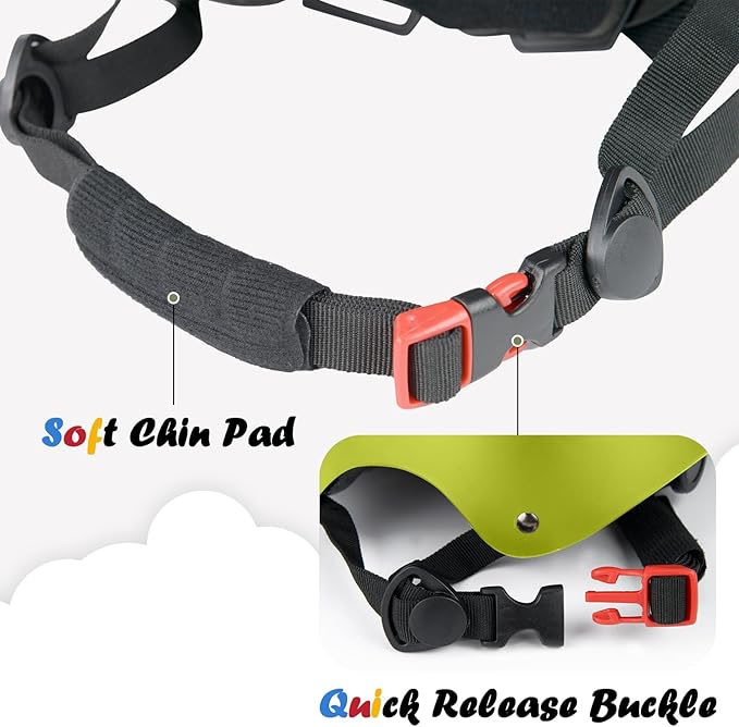 Kids Bike Helmet, Adjustable and Multi-Sport, from Toddler to Youth, 3 Sizes-StrideForce Fitness