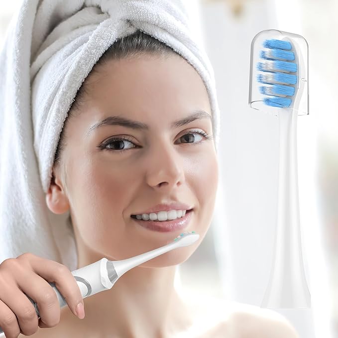 2024 Upgraded, MRYUESG Extra-Soft Toothbrush Replacement Heads Compatible with Philips Sonicare for Sentive Gum, 10 Pack, Electric Brush Head for Phillips Plaque Control