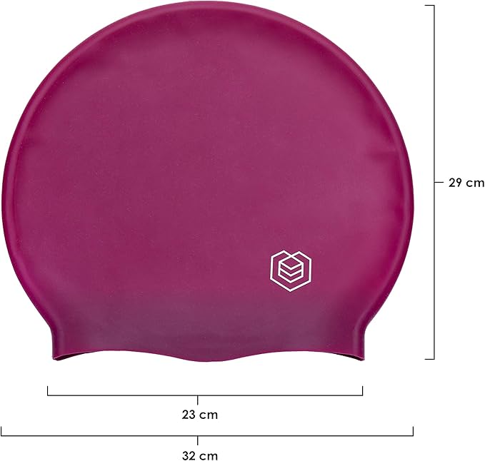 SOUL CAP - Large Swimming Cap for Long Hair - Designed for Long Hair, Dreadlocks, Weaves, Hair Extensions, Braids, Curls & Afros - Women & Men - Silicone-StrideForce Fitness