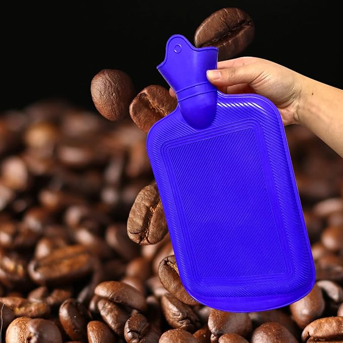 2 L Home Enema Bag Kit with 2 Enema Tips,60 inch Long Silicone Hose, Controlable Water Flow Valve, Hot-Water Bottle for Colon Cleansing Enemas（Blue）-StrideForce Fitness