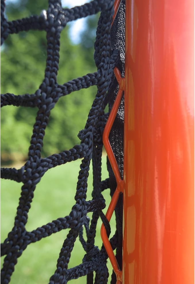 Velocity - Lacrosse Goal - Portable Steel Frame with Black Net, Perfect for Youth and Adult Training, Backyard Design-StrideForce Fitness