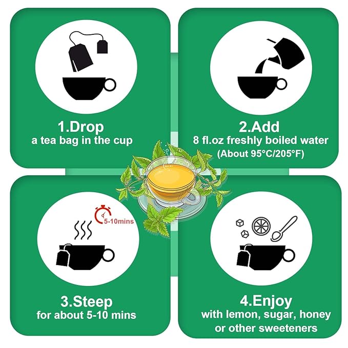 TEARELAE - Nettle Leaf Tea - 1.5g x 50 Counts - Premium Stinging Nettle Tea Bags - Non-GMO - Caffeine-Free-StrideForce Fitness