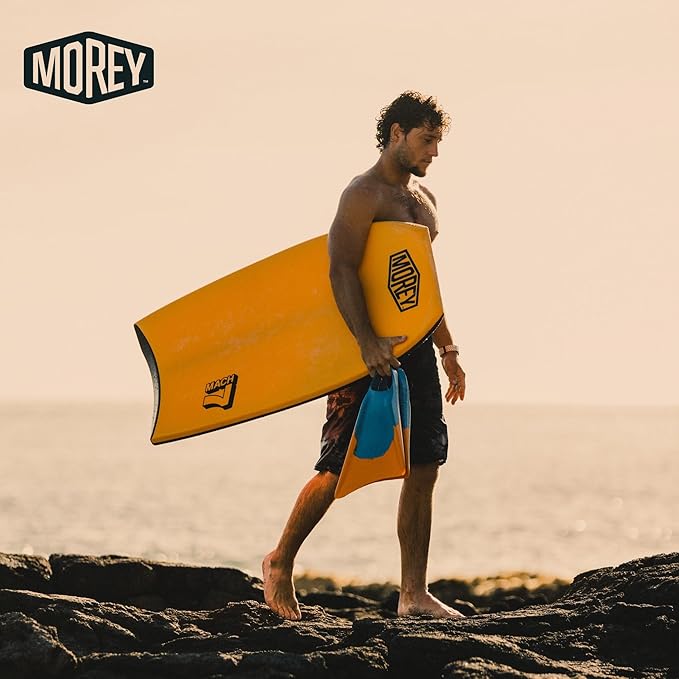 MOREY® Mach 7, Pro Bodyboard; Body Boards for Beach, Embedded Rod for Durability, Engineered with HDPE Slick Bottom for Speed (2025 Model)-StrideForce Fitness