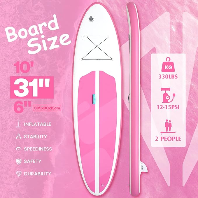 Tuxedo Sailor Kids Inflatable Paddle Board Lightweight and Safe Fishing Stand Up Paddle Board for Adults with Accessories-StrideForce Fitness