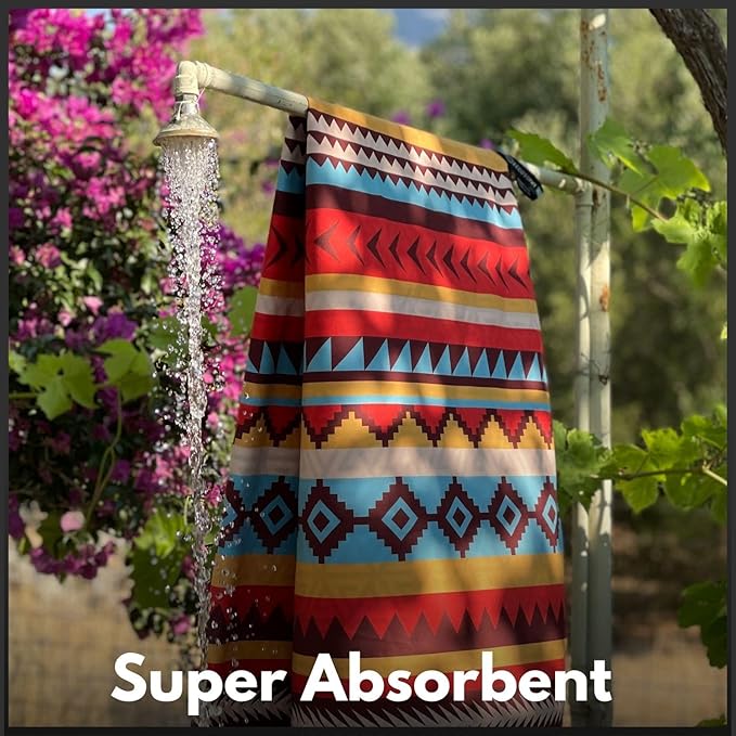 ECCOSOPHY Microfiber Beach Towel - Sand Free Towels are Quick Dry, Light Weight, Super Absorbent - Perfect Pool, Travel, Cruise, Camping Essentials - Oversized Extra Large for Adults 71x35 in-StrideForce Fitness