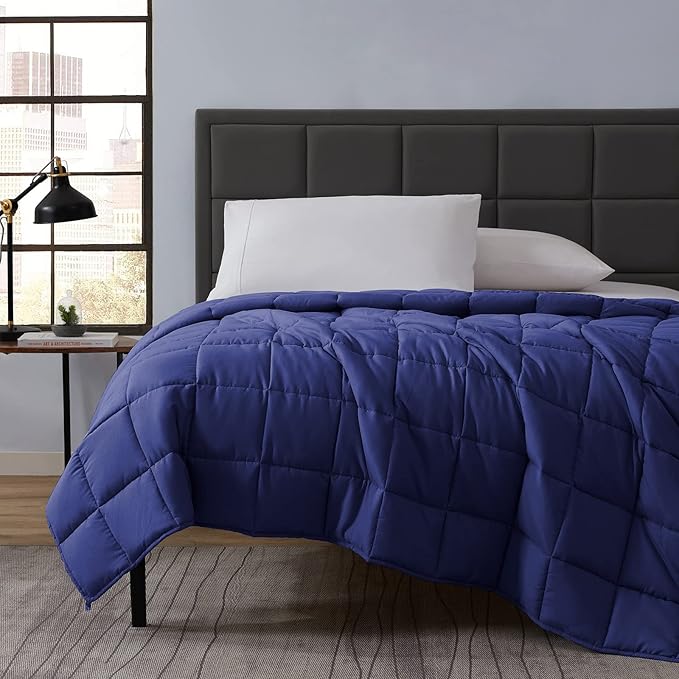 L'AGRATY Weighted Blanket - 36"x48" 5lbs Cooling Breathable Microfiber Material with Glass Beads Small Blanket for Kids All-Season Summer Fall Winter Soft Thick Comfort-StrideForce Fitness