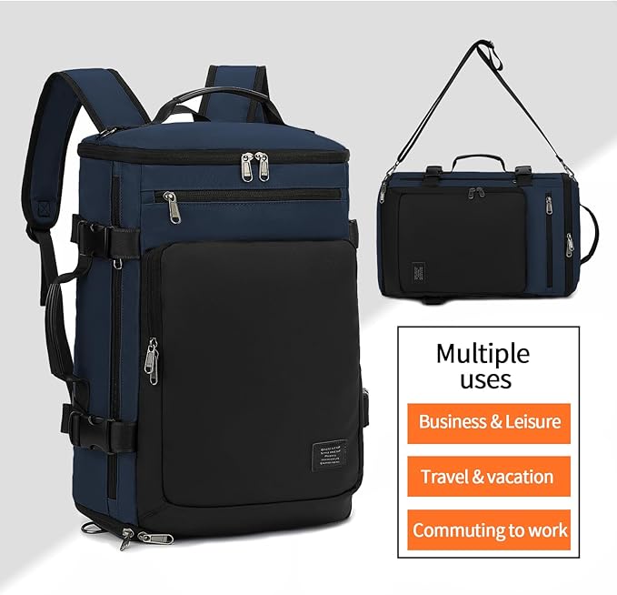 Kalesi Gym Duffle Bag Backpack 4-Way Waterproof with Shoes Compartment for travel Sport Hiking laptop-StrideForce Fitness