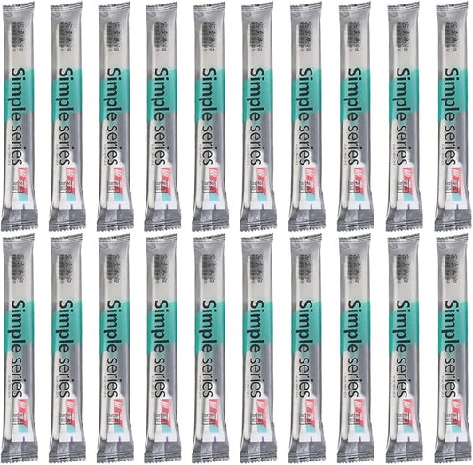 Travel Toothbrush Kit - 20 Pieces Camping Brushing Hygiene Kit | Portable Toothbrush Toothpaste Set | Brushing Tool for Travel Bathroom Hotel Camping Hospital Gym Bag School Vacation