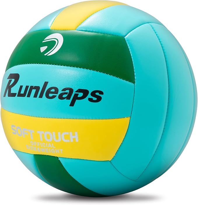 Beach Volleyball Official Size 5 Soft Waterproof Volleyball Sand Sports PU Ball for Indoor, Outdoor, Pool, Gym, Training-StrideForce Fitness