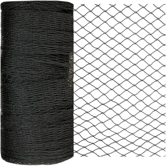 Bird Netting 25x25 Ft, 1/2In Mesh Heavy Duty Garden Netting Pest Barrier for Plants, Fruit Trees, Vegetables, Extra Strong Woven Mesh Netting, Animal Fencing Against Birds, Deer, Poultry-StrideForce Fitness