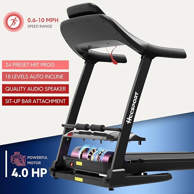 Treadmill with Incline, 3 in 1 Under Desk Treadmill Walking Pad with Removable Desk Workstation 3.5HP Foldable Compact Walking Treadmills for Home Small Office with Wristband Remote Control-StrideForce Fitness