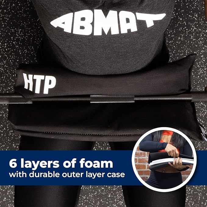 ABMAT Hip Thrust Pad Booty Glute Bridge Butt Workout, Protective Extra Thick pad for Barbell Weightlifting-StrideForce Fitness