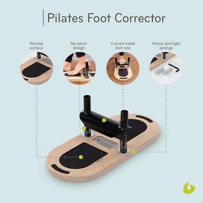 Balanced Body Foot Corrector, Foot Arch Support and Strengthener, Pilates Equipment for Home Gym or Studio-StrideForce Fitness