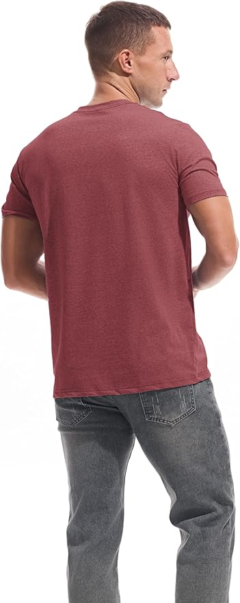 VEIISAR Premium V Neck T Shirts for Men - Modern Fitted Tees Vneck Undershirts-StrideForce Fitness