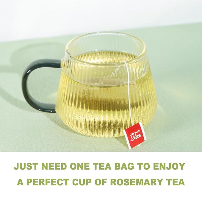 TEARELAE - Rosemary Tea - 1.5g x 50 Count - 100% Pure Rosemary Leaves Tea Bag - Country of Origin Egypt - Aid Digestion & Support Respiratory Health-StrideForce Fitness