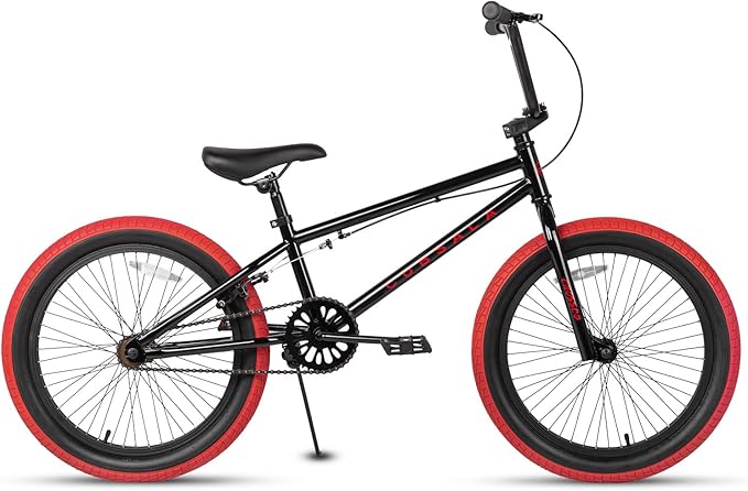 Freestyle BMX Bike, 18 20 Inch Kids Bicycle for 5-13 Years Old Kids and Beginner Level Rider, Multiple Colors-StrideForce Fitness