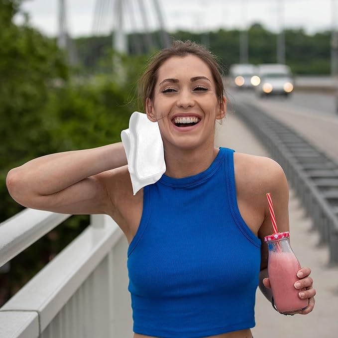 12 Pack Sweat Absorbing Handkerchiefs,Gym Workout Towels Microfiber Sweat Rags Towels for Men & Women, Running Sports accessories Small Cloth for Face Hand,Black Hankies (10" x 10")-StrideForce Fitness