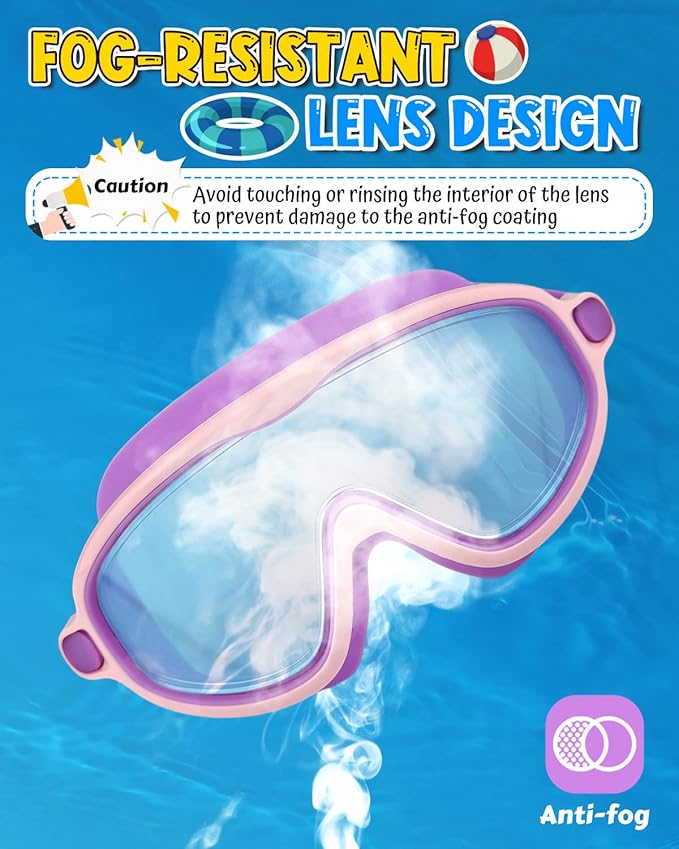 Rantizon Swim Goggles 2 Pack, Wide View Anti Fog&UV Swimming Goggles for Audlt, No Leaking Swim Glasses for Men Women Kids-StrideForce Fitness