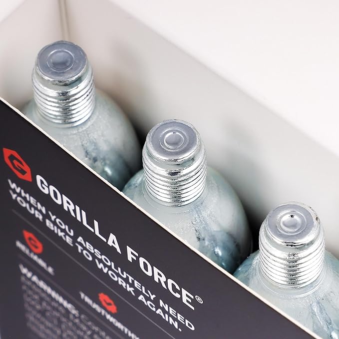 Threaded CO2 Cartridges, 16g for Bike Tire Inflators-StrideForce Fitness