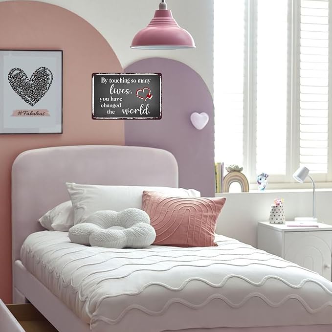 Nurse Retirement Gifts for Women, Nurses Practitioner Metal Tin Signs Home Decor Nursing School Graduation Happy Retirement Accessories Thank You Sign 8x12 Inch-StrideForce Fitness