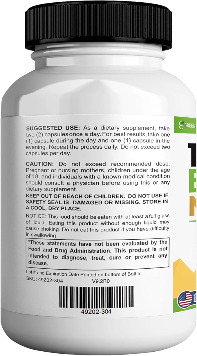 Trimology Burn Max Natural Supplement, 60 Capsules, 30 Day Supply, Vegan, Gluten Free (3)-StrideForce Fitness