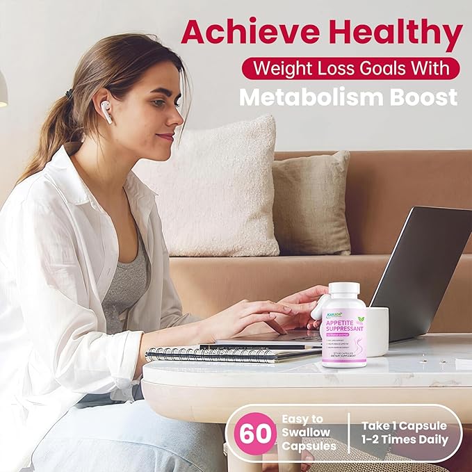 Appetite Suppressant Weight Loss Pills for Women - New Belly Fat Burner for Women | Metabolism Booster, Carb Blocker, Burn Fat 24/7 | Extra Strength Weight Loss Diet Pills - 60 Capsules-StrideForce Fitness