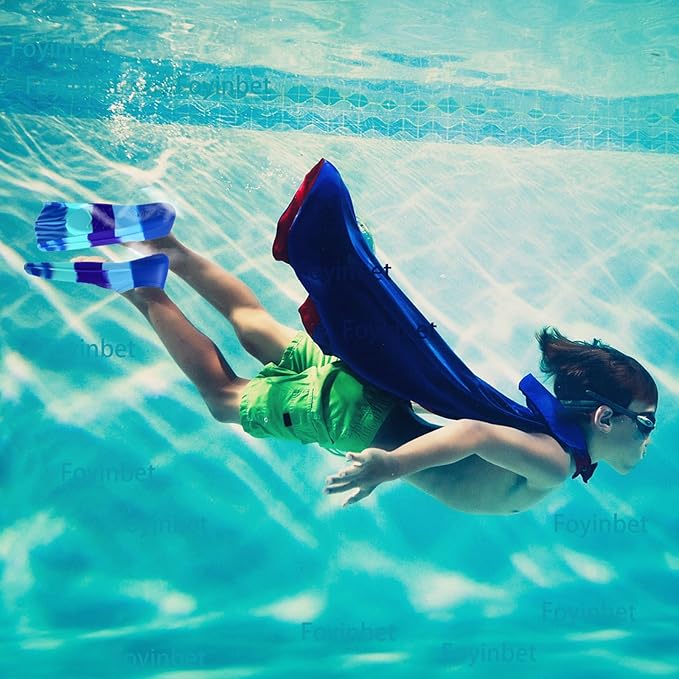 Kids Swim Fins,Short Kids Fins Youth Swimming Flippers for Lap Swimming Training for Children Girls Boys Beginners-StrideForce Fitness