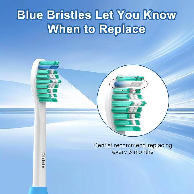 Toothbrush-Replacement-Heads for Philips-Sonicare, Replacement-Toothbrush-Heads Compatible with Philip Sonicare Fit for E-Series Essence Xtreme Elite Advance and Cleancare, 6 Pack