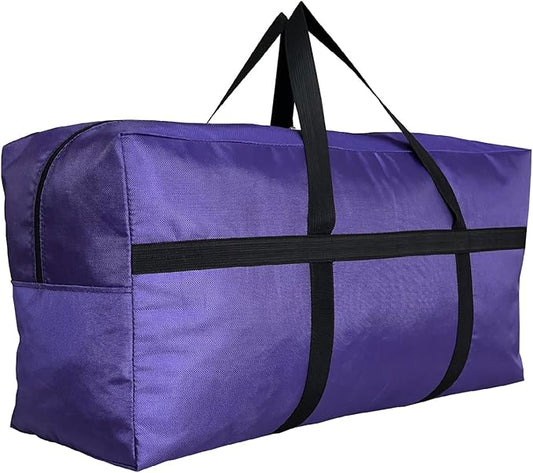 Extra Large Storage Duffle Bag with Zippers and Handles, Big Foldable Duffle Bag for Travel-StrideForce Fitness